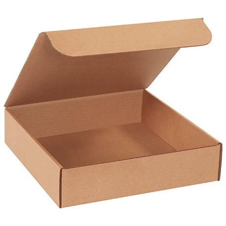 Box Packaging Corrugated Literature Mailers, 12L x 12W x 3H, Kraft, PK50 ML12123K